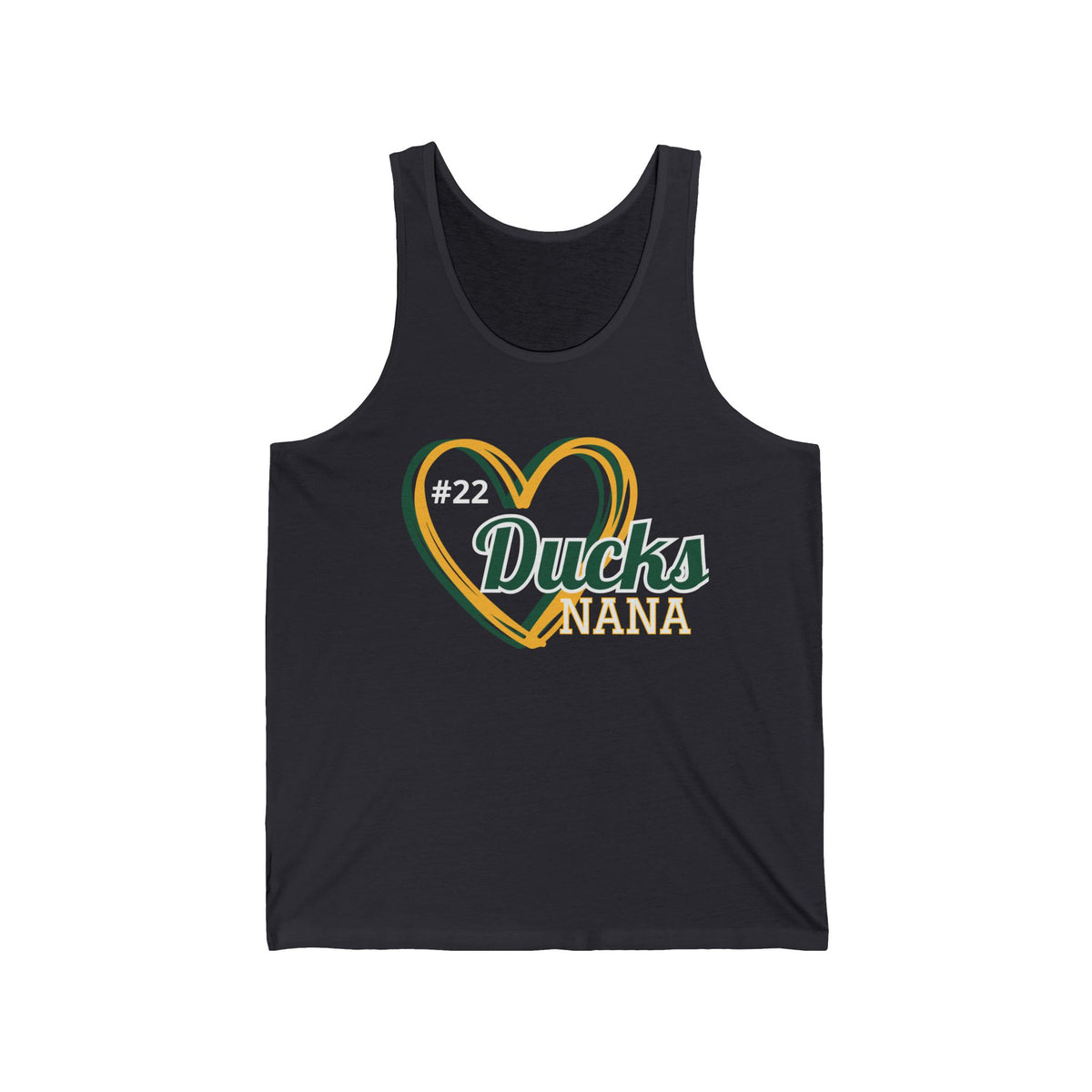 Ducks Nana Personalized Tank Top — Sports Fan Grandma Gift
