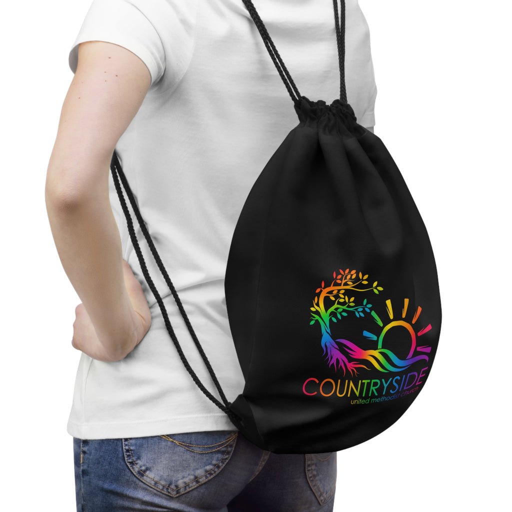 Countryside Drawstring Bag Rainbow