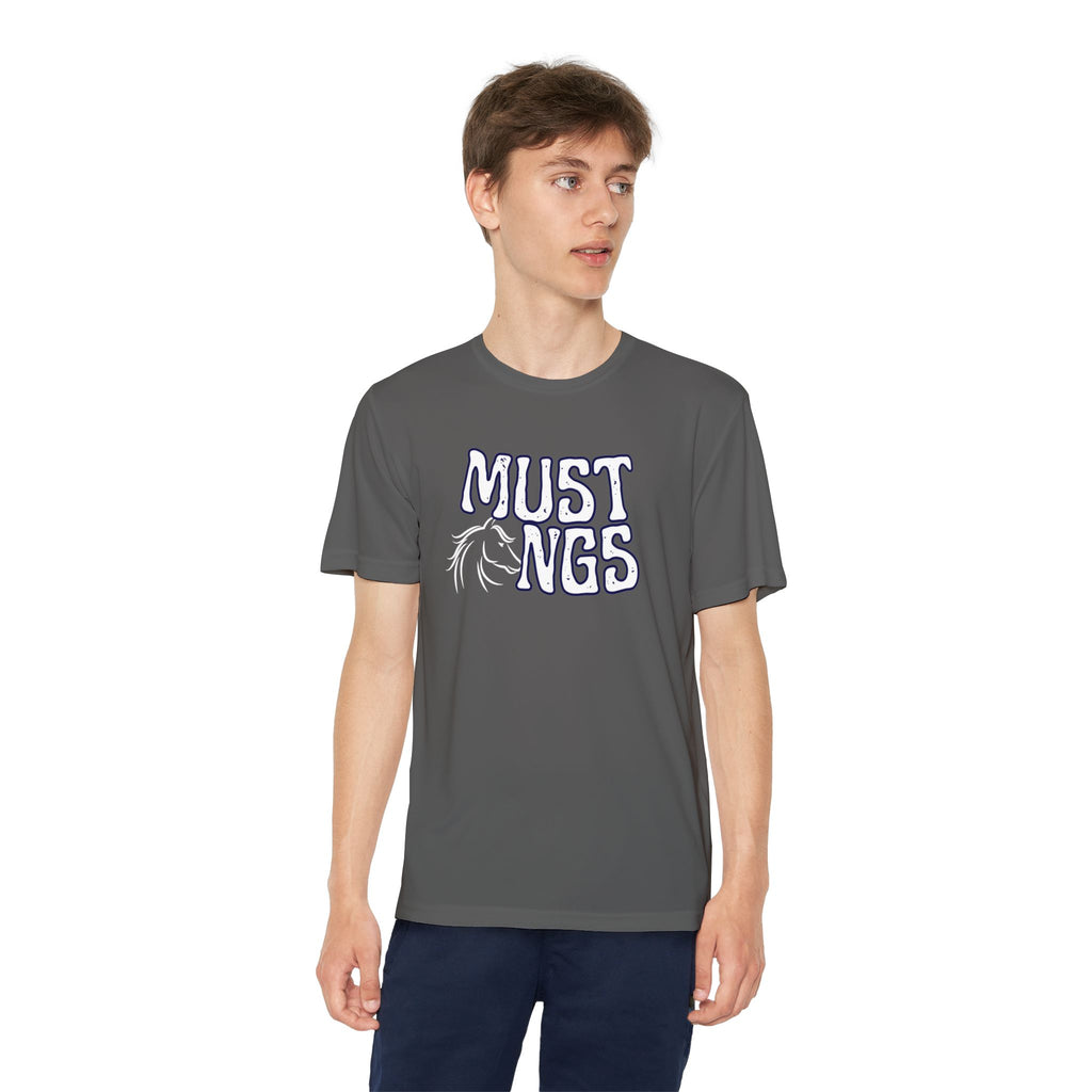 YOUTH RME Mustangs Moisture-Wicking Performance Tee