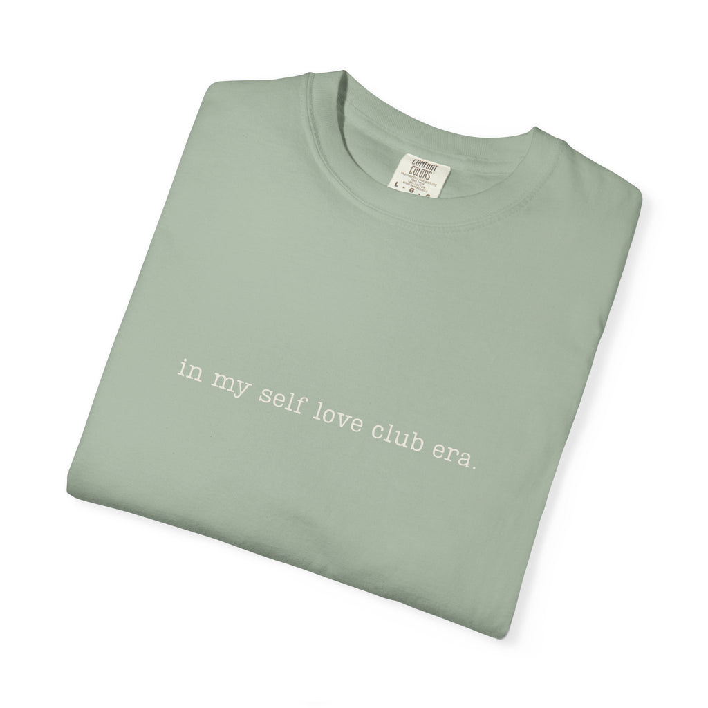 Valentines Self Love Club Tee, Minimalist Text Tee, My Self Care Era Shirt, Positive Apparel