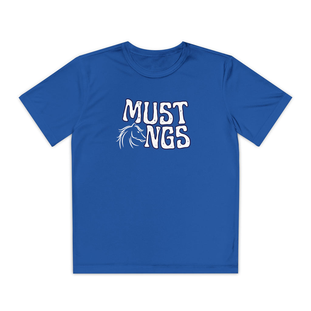 YOUTH RME Mustangs Moisture-Wicking Performance Tee