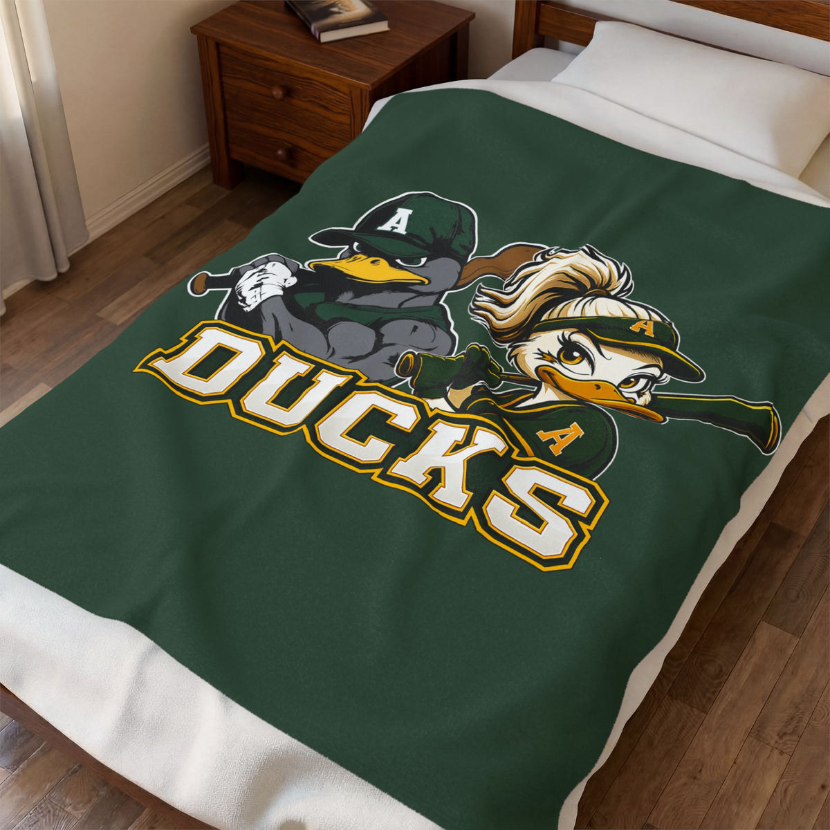 Ducks Velveteen Plush Blanket