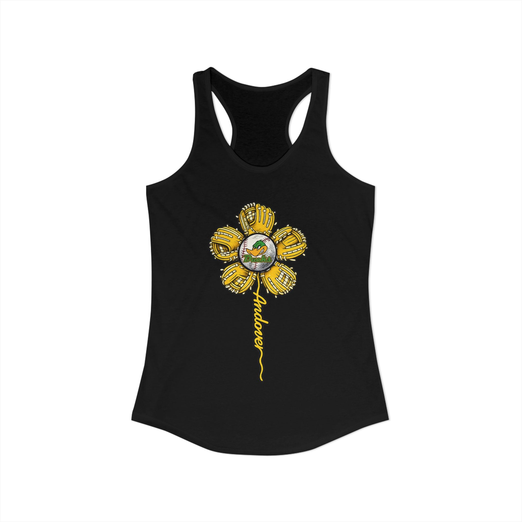 Ducks Sunflower Racerback Tank