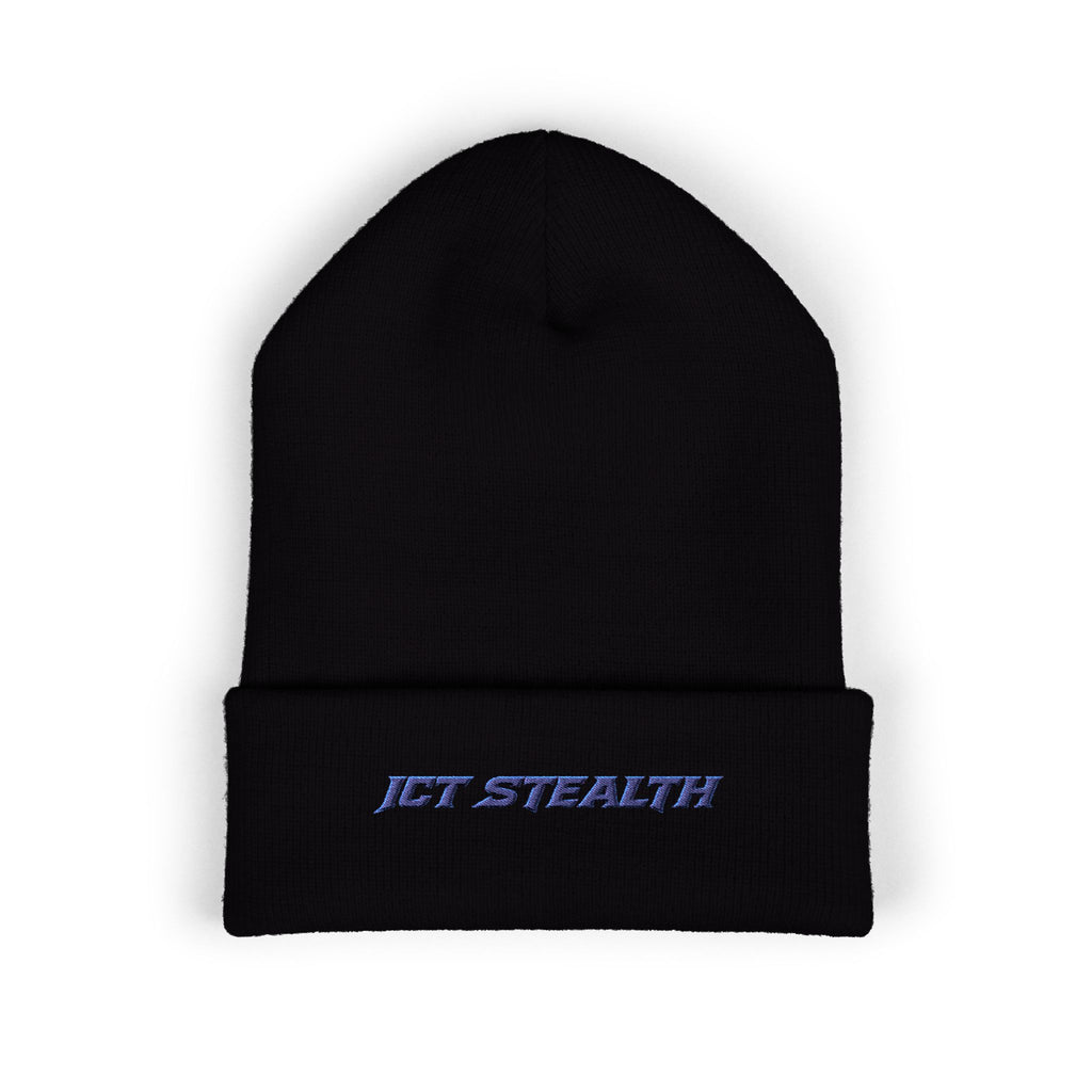 Embroidered Stealth Cuffed Beanie