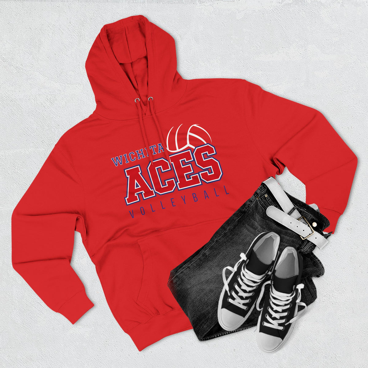 Wichita Aces Volleyball Hoodie (Heavy Blend) | Classic