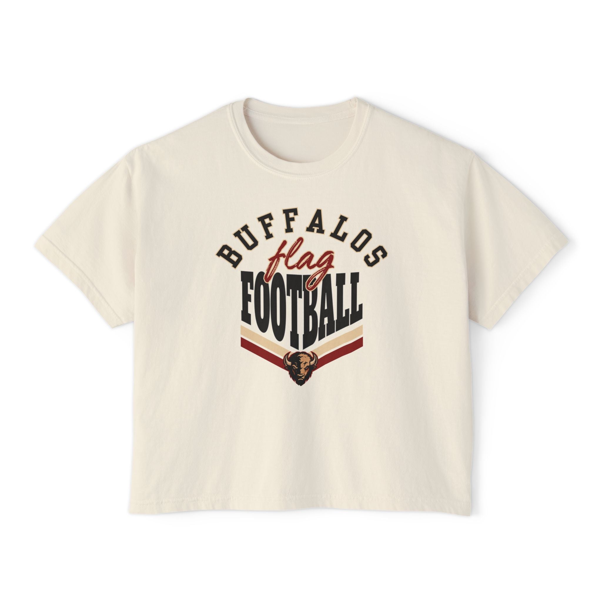 Buffalos Women's Boxy Tee (Comfort Colors)