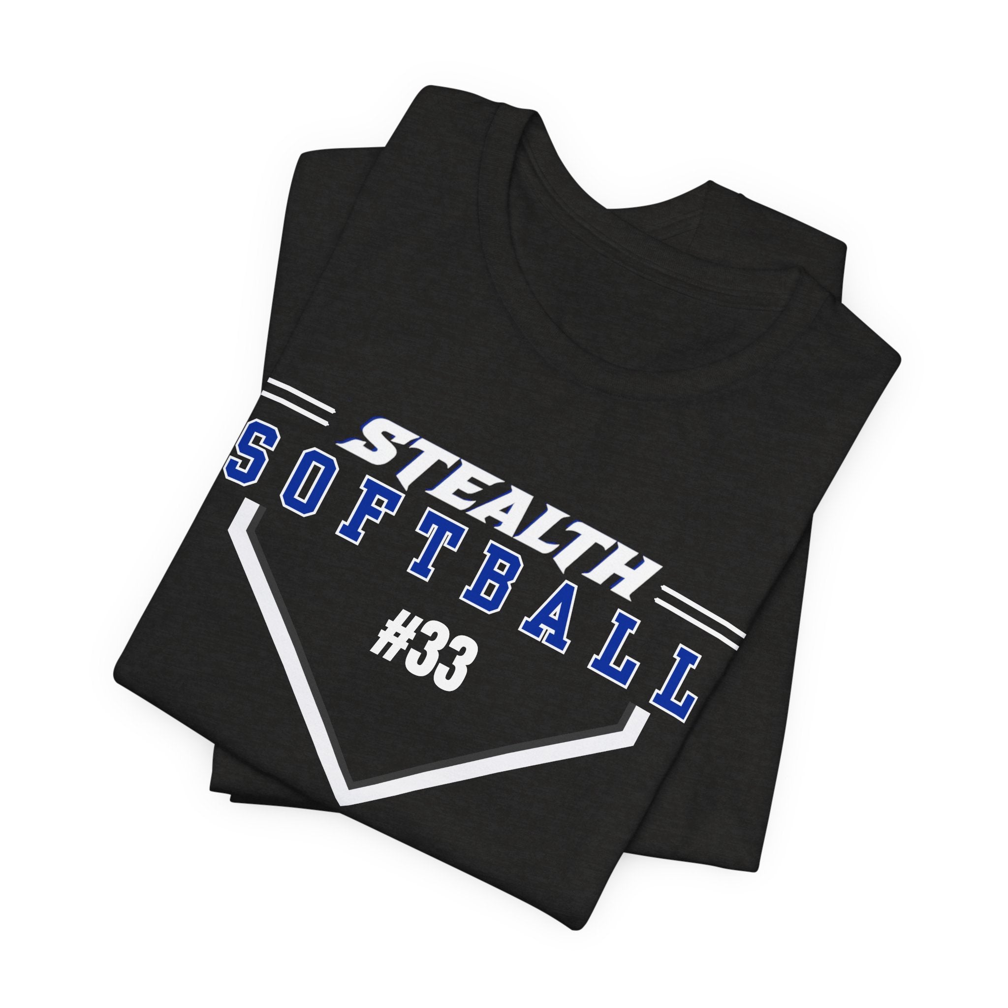 Stealth Simple Softball Tee PERSONALIZED