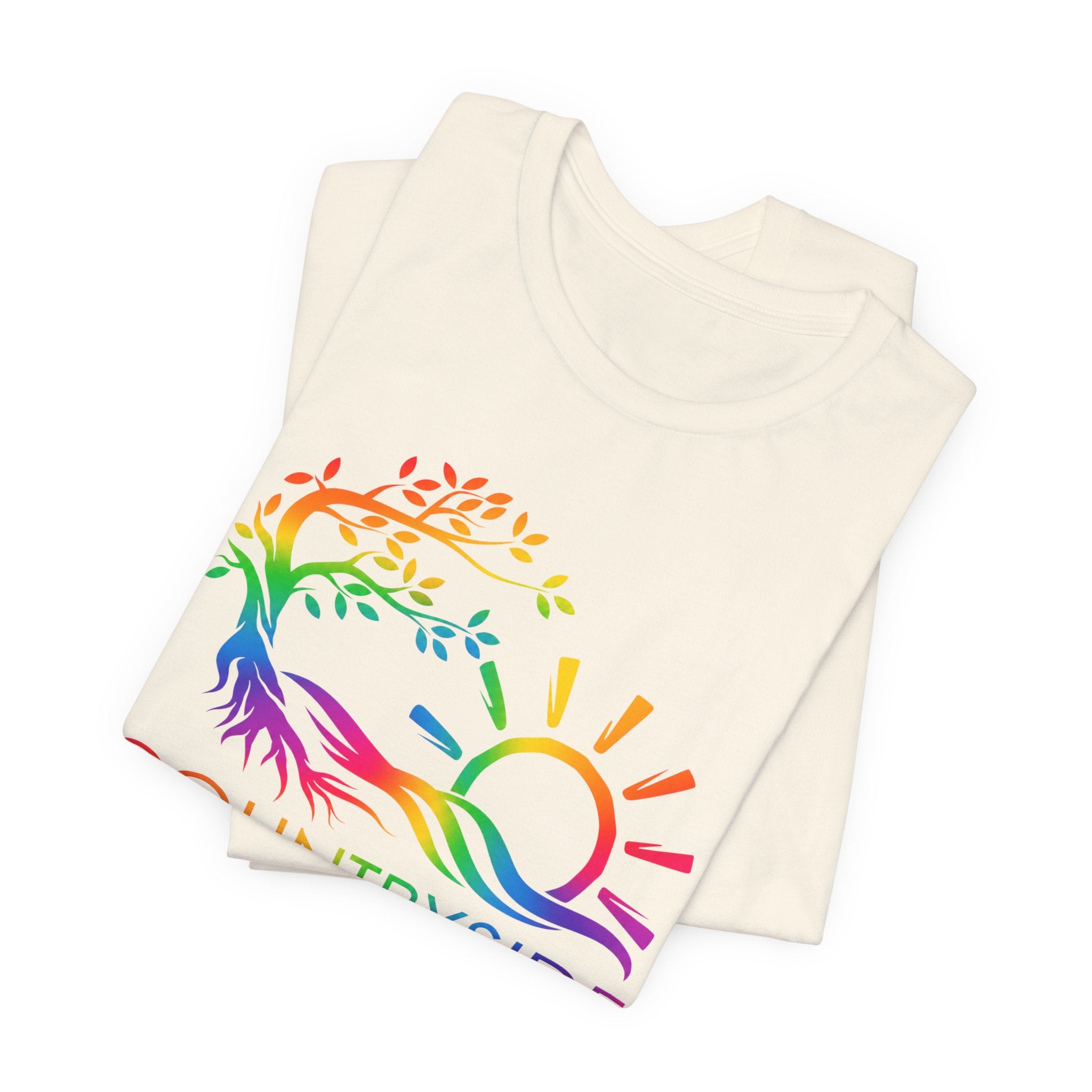 Bella and Canvas Countryside Rainbow Tee