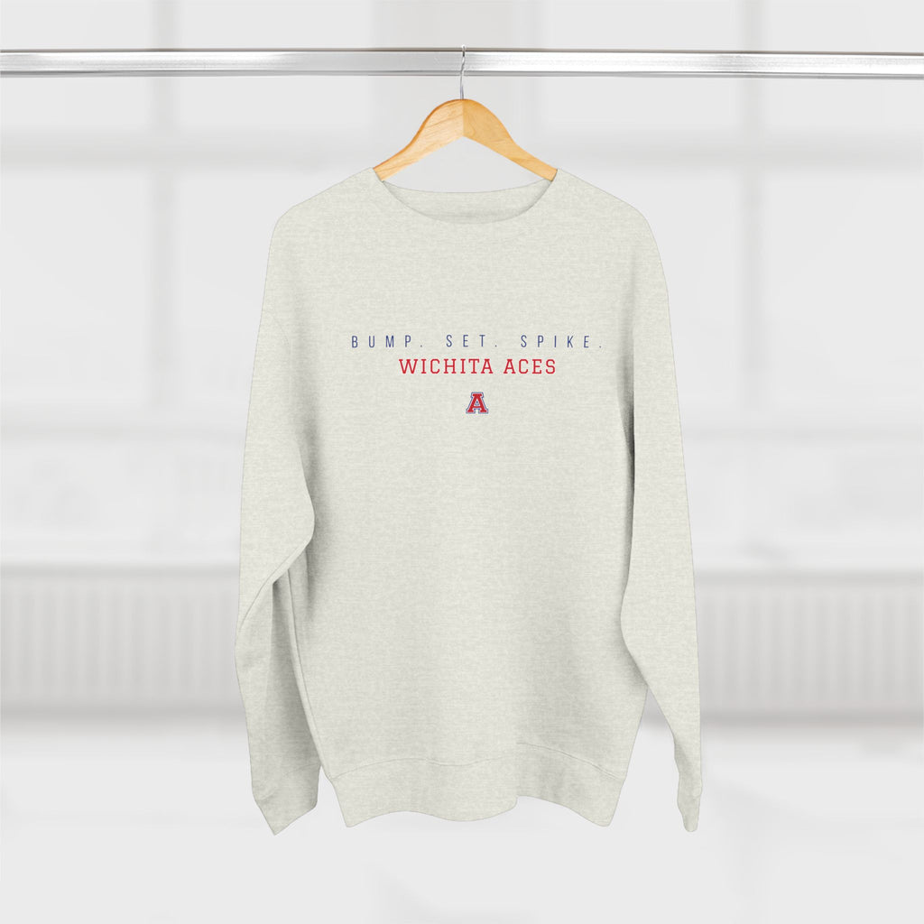 Wichita Aces BUMP SET SPIKE Crewneck | Simple