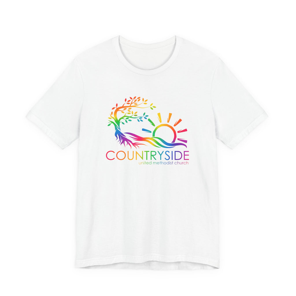 Bella and Canvas Countryside Rainbow Tee