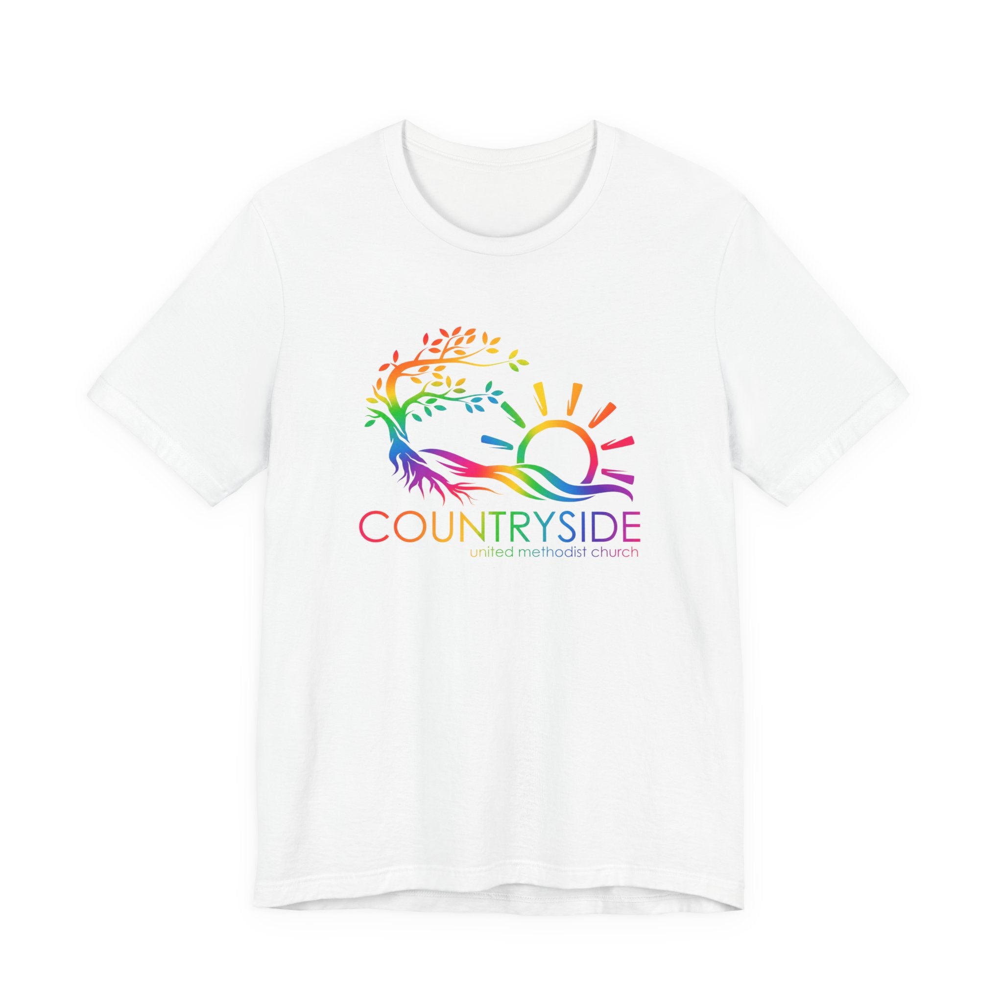 Bella and Canvas Countryside Rainbow Tee