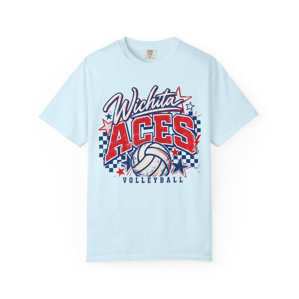 Wichita Aces Volleyball Comfort Colors Tee | Checkered