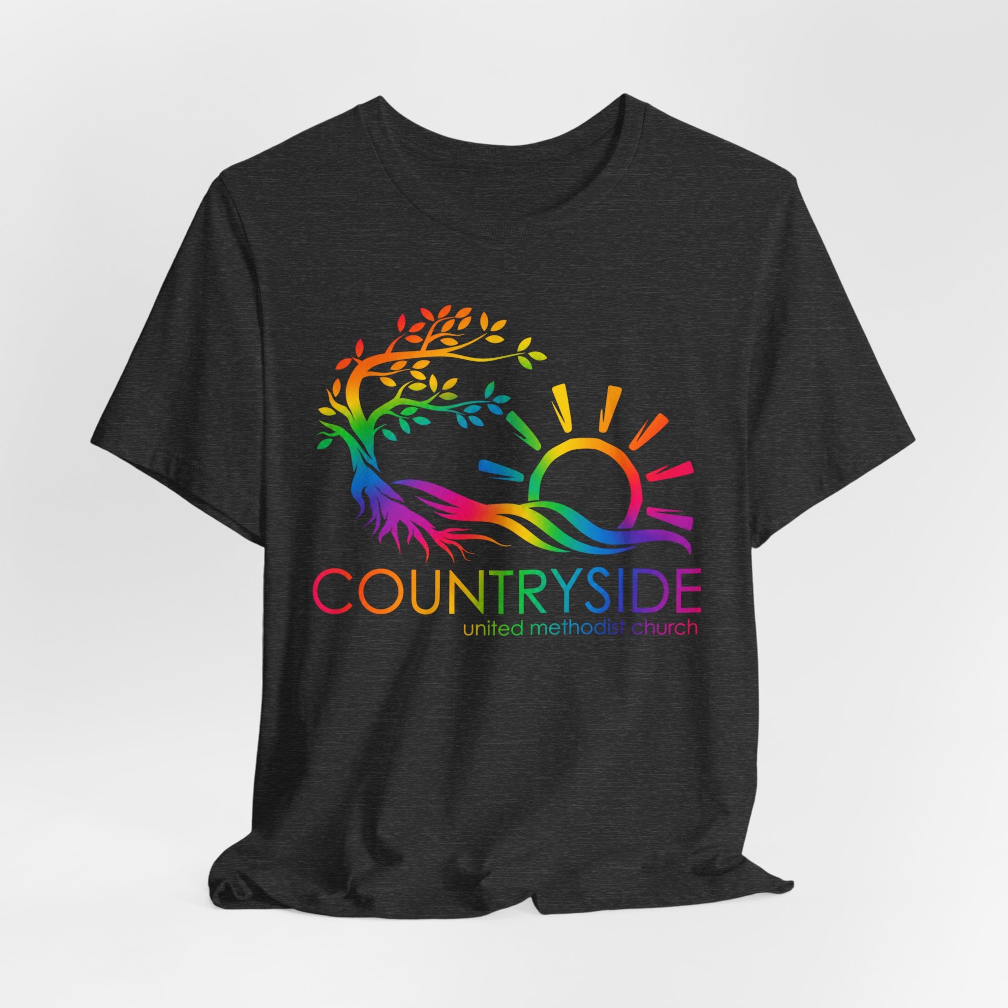 Bella and Canvas Countryside Rainbow Tee