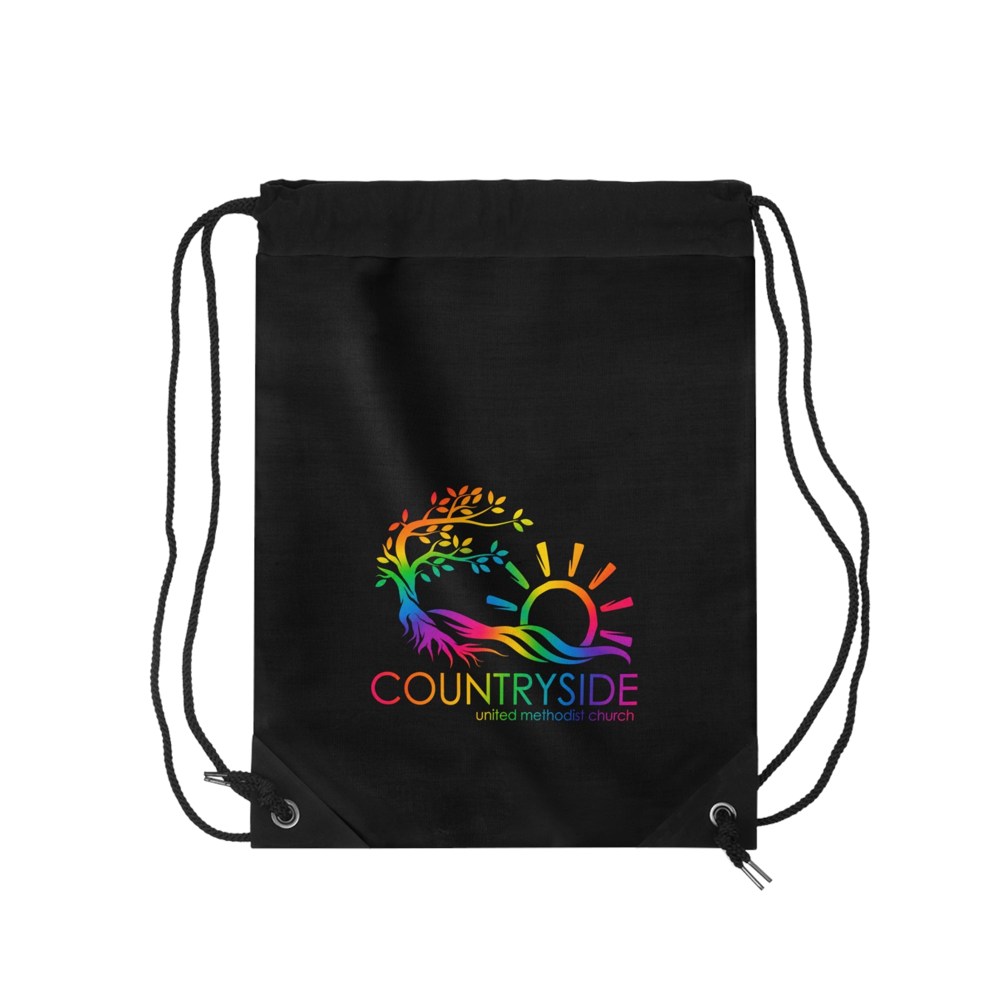 Countryside Drawstring Bag Rainbow