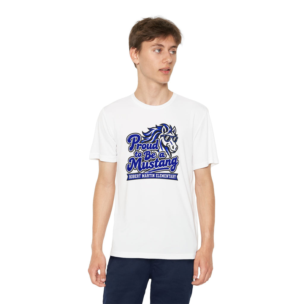 YOUTH RME Proud Mustang Moisture-Wicking Performance Tee