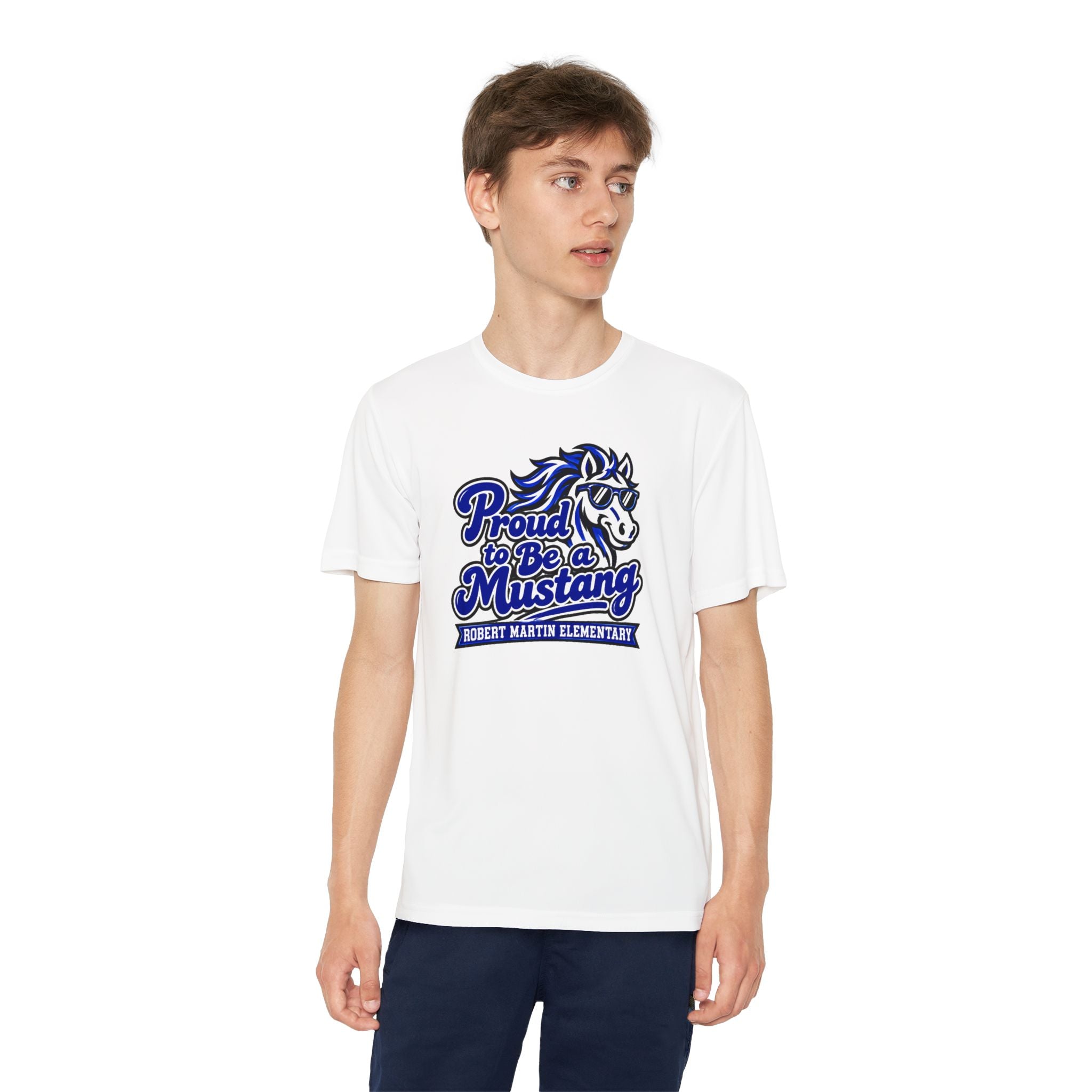 YOUTH RME Proud Mustang Moisture-Wicking Performance Tee