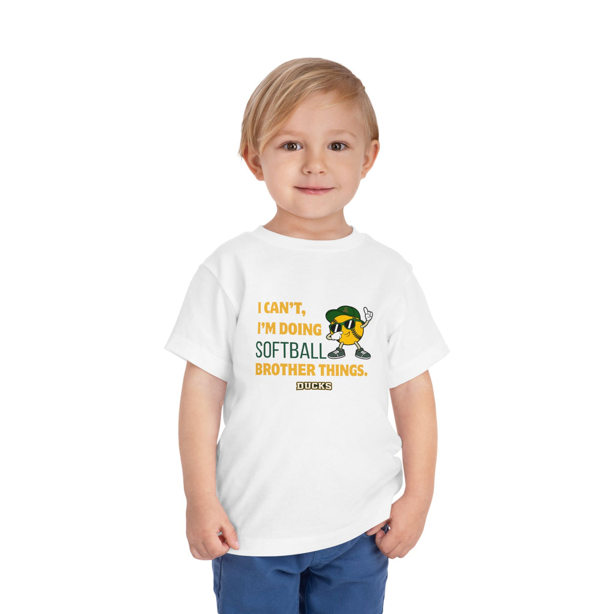 TODDLER Ducks softball Brother Tee