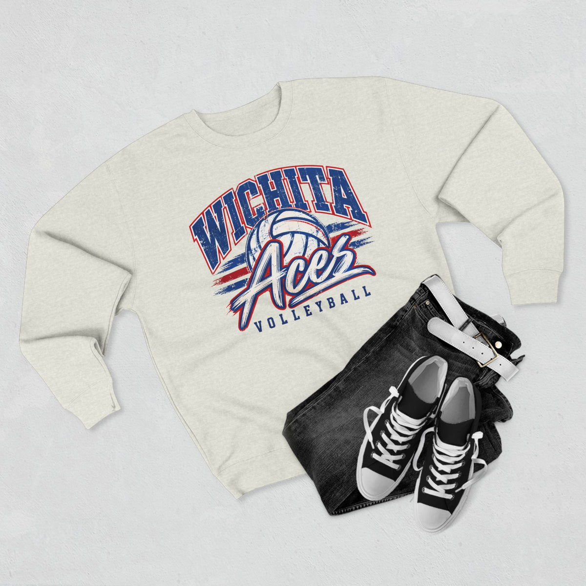 Wichita Aces Volleyball Crewneck Sweatshirt | Swift