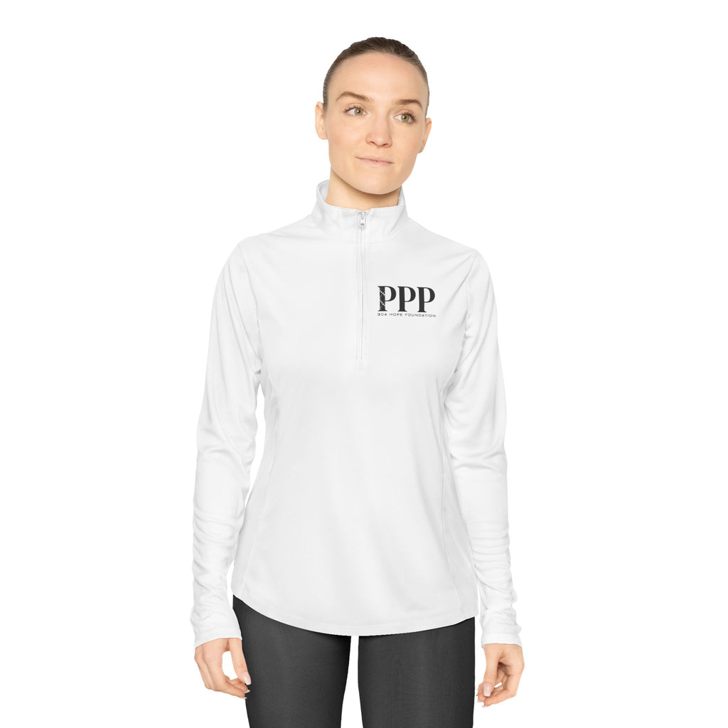 PPP3CA Ladies Monogram Quarter-Zip Pullover