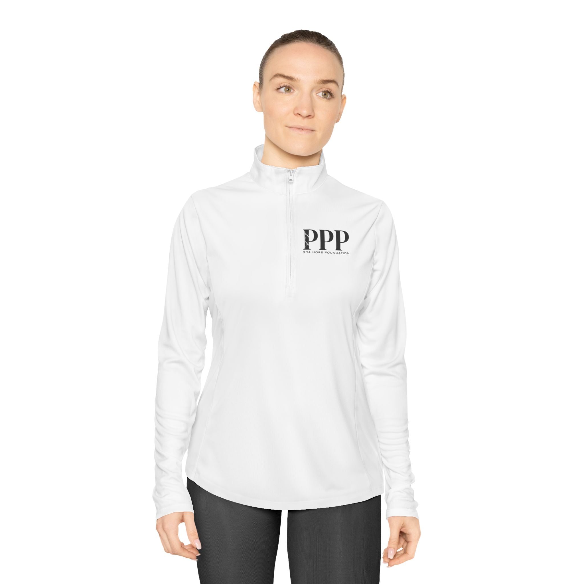 PPP3CA Ladies Monogram Quarter-Zip Pullover