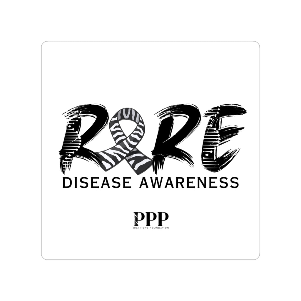 Rare Disease Awareness Die-Cut Transparent Outdoor Window Sticker