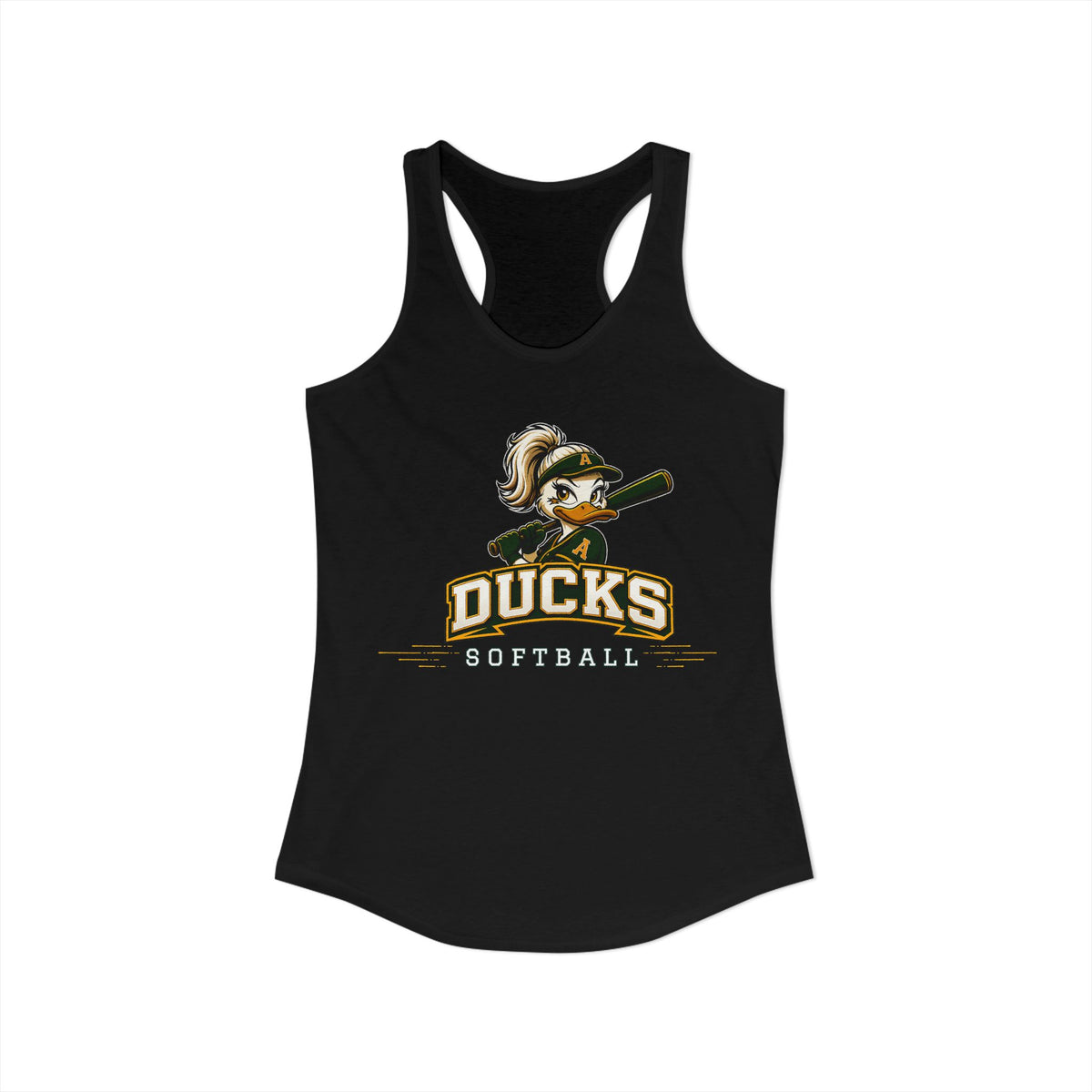 Ducks Softball Racerback