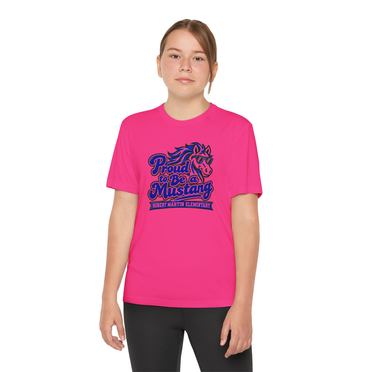YOUTH RME Proud Mustang Moisture-Wicking Performance Tee