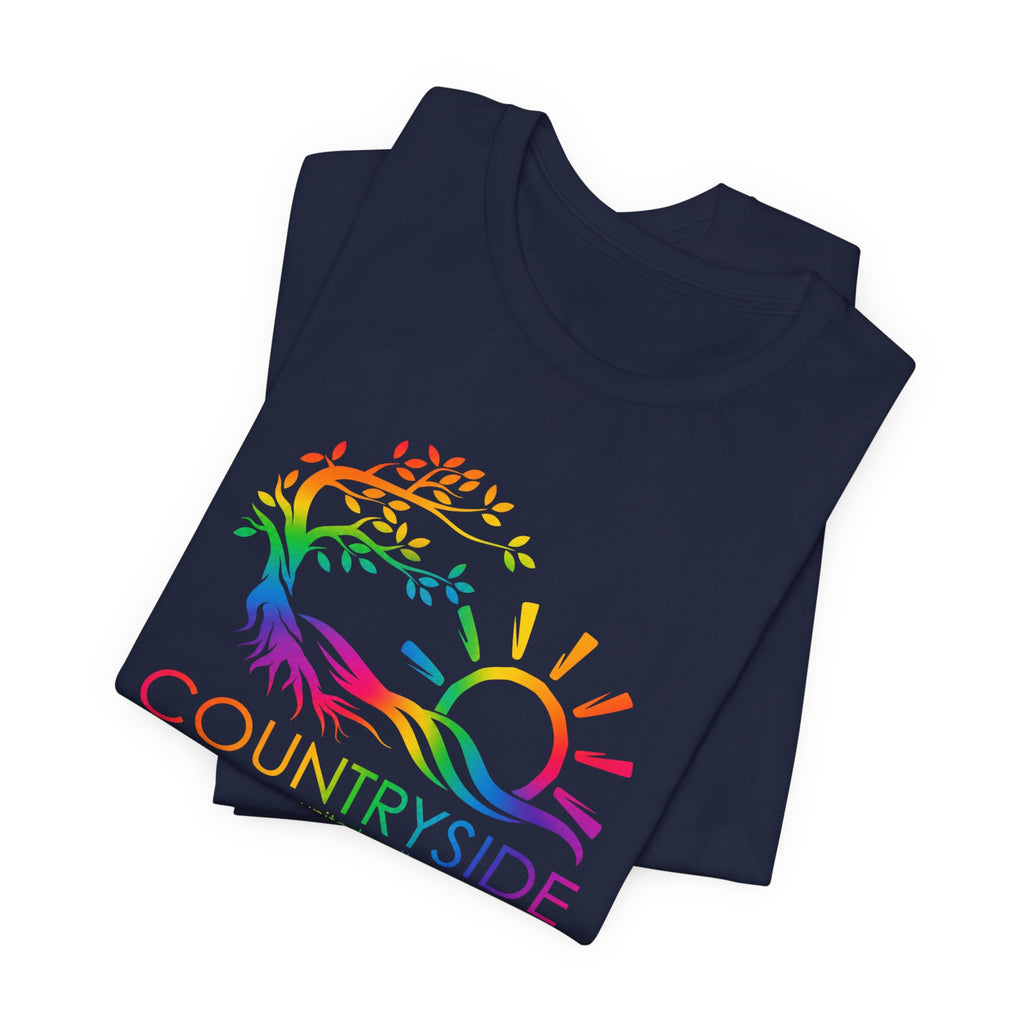 Bella and Canvas Countryside Rainbow Tee
