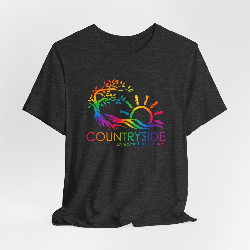 Bella and Canvas Countryside Rainbow Tee