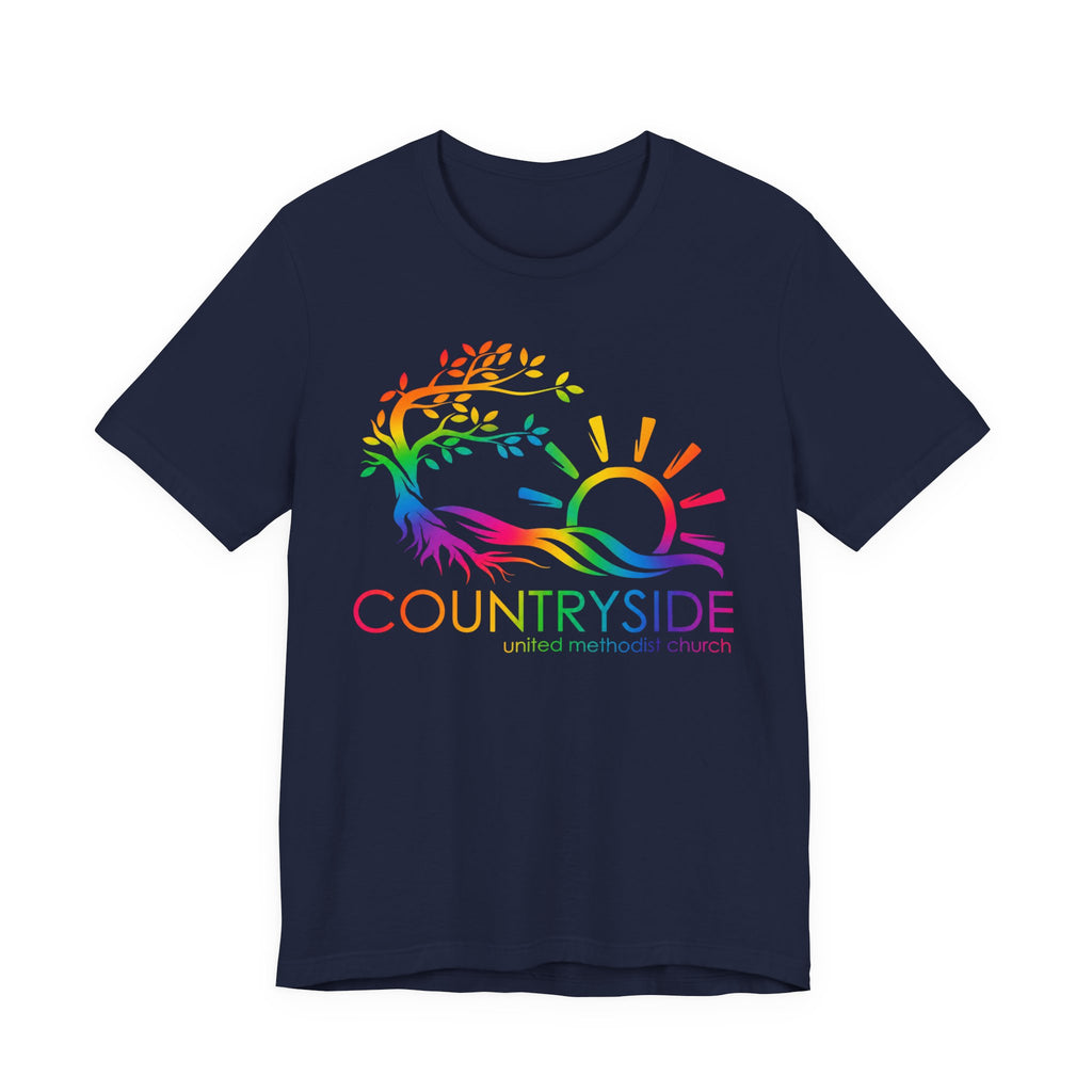 Bella and Canvas Countryside Rainbow Tee