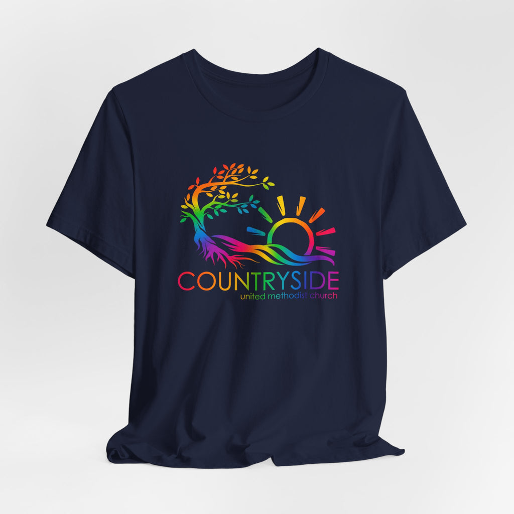 Bella and Canvas Countryside Rainbow Tee