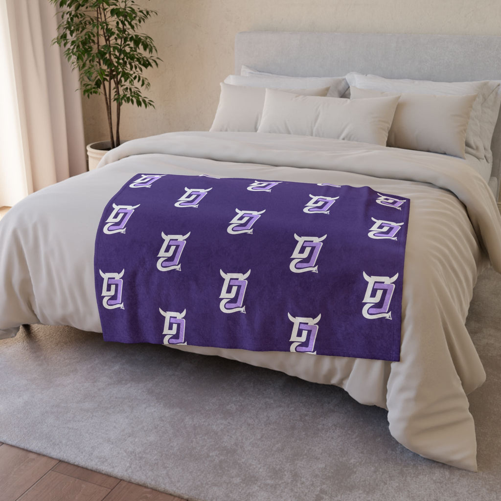 Dirt Devils Patterned Fleece Blanket