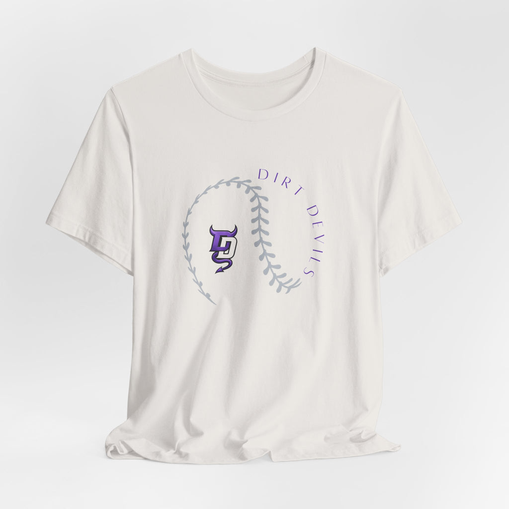 Dirt Devils Softball Baseball Stitch Tee  U10/12