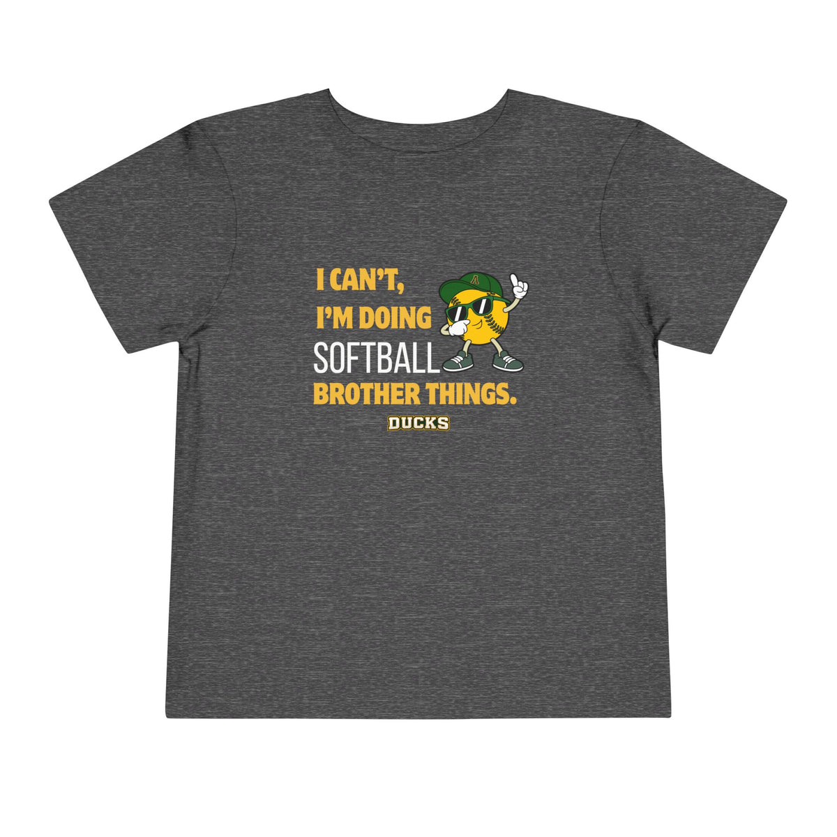 TODDLER Ducks softball Brother Tee