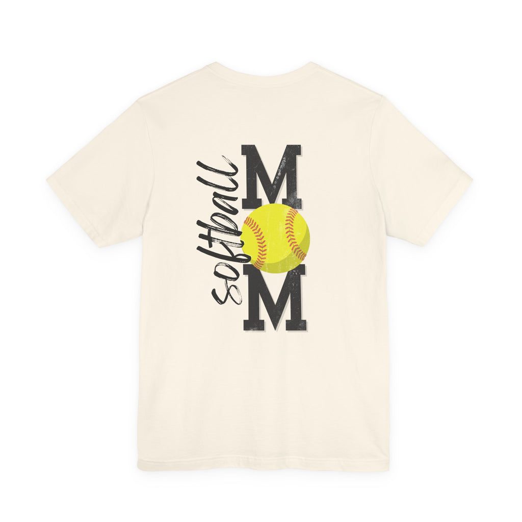 PERSONALIZED Softball Mom (front/back)