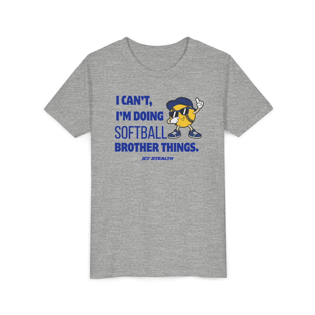 YOUTH PERSONALIZED Stealth Softball Bro Tee