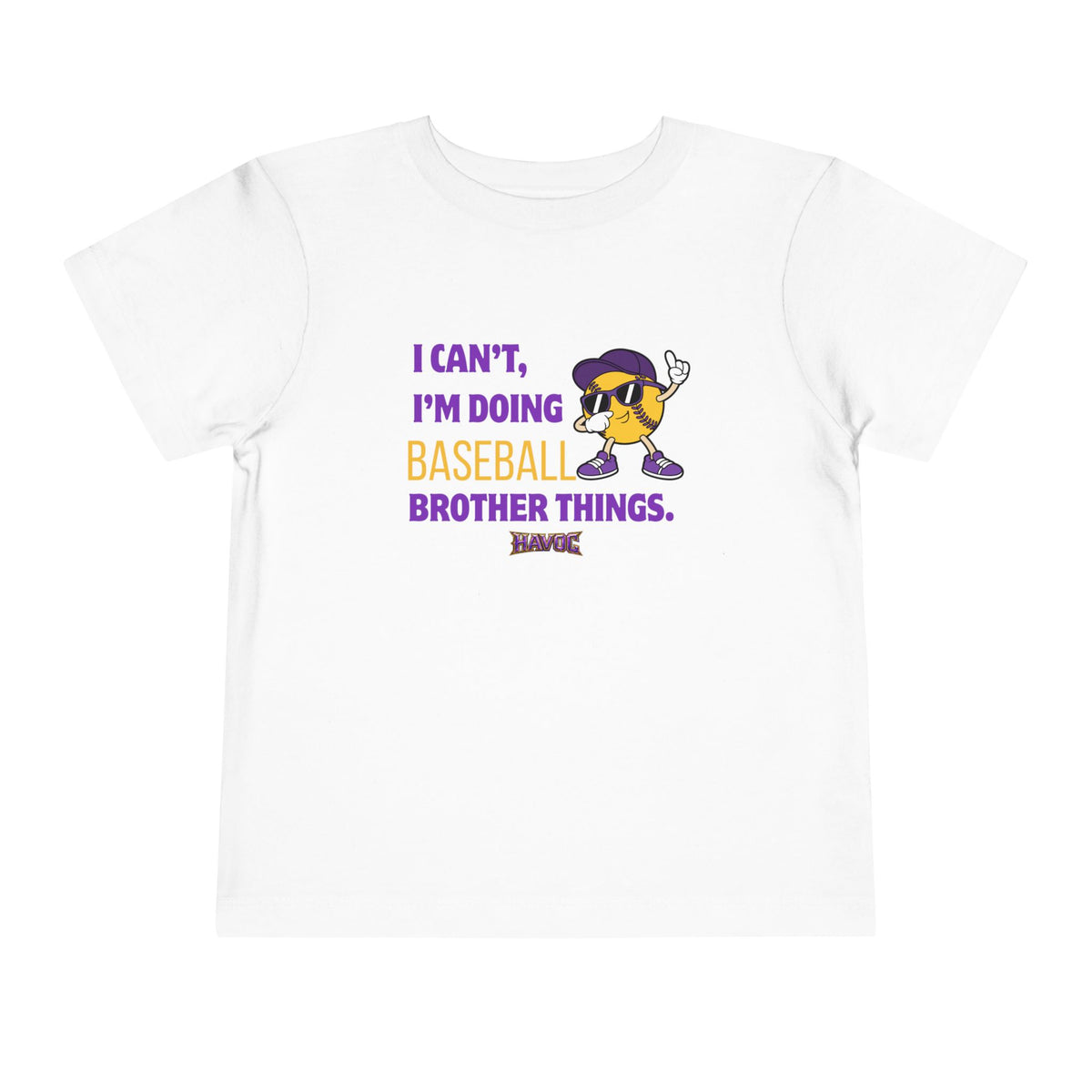 TODDLER Havoc Baseball Brother Tee