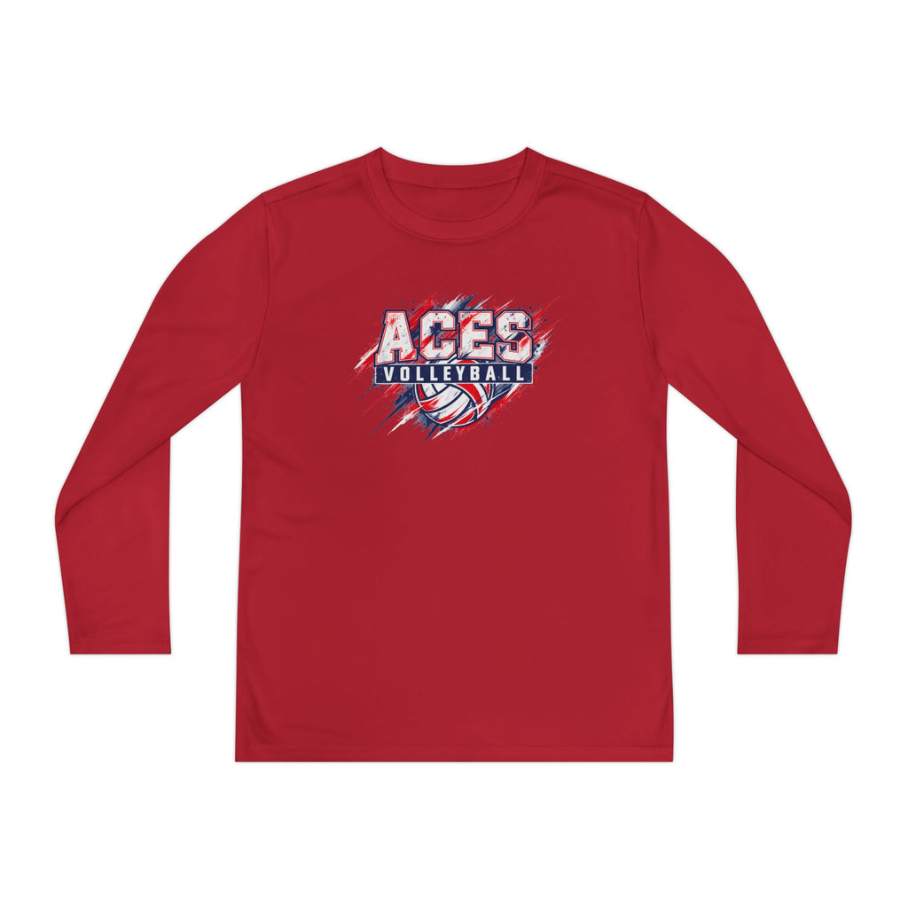 YOUTH Wichita Aces Long Sleeve DryBlend Tee | Graffiti