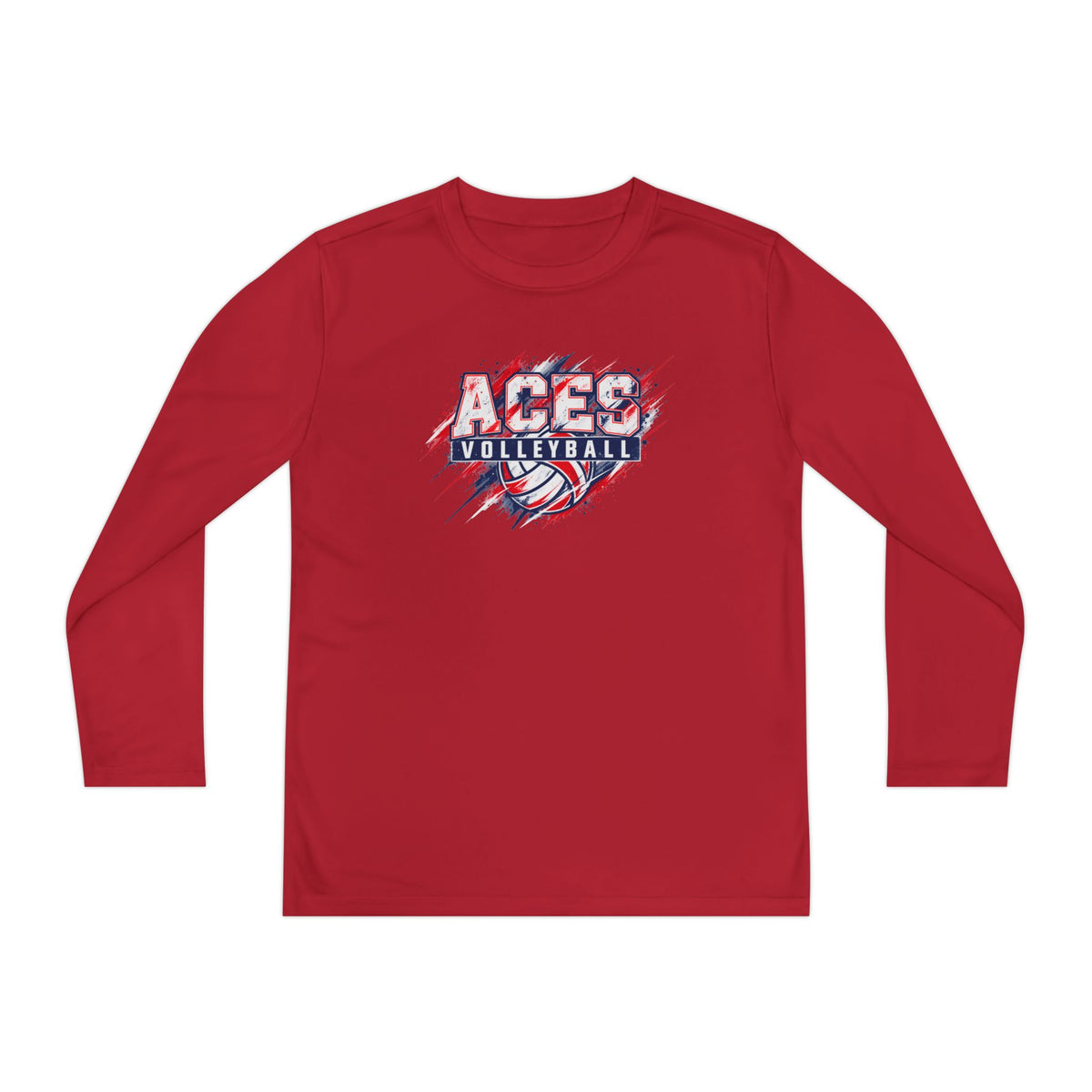 YOUTH Wichita Aces Long Sleeve DryBlend Tee | Graffiti