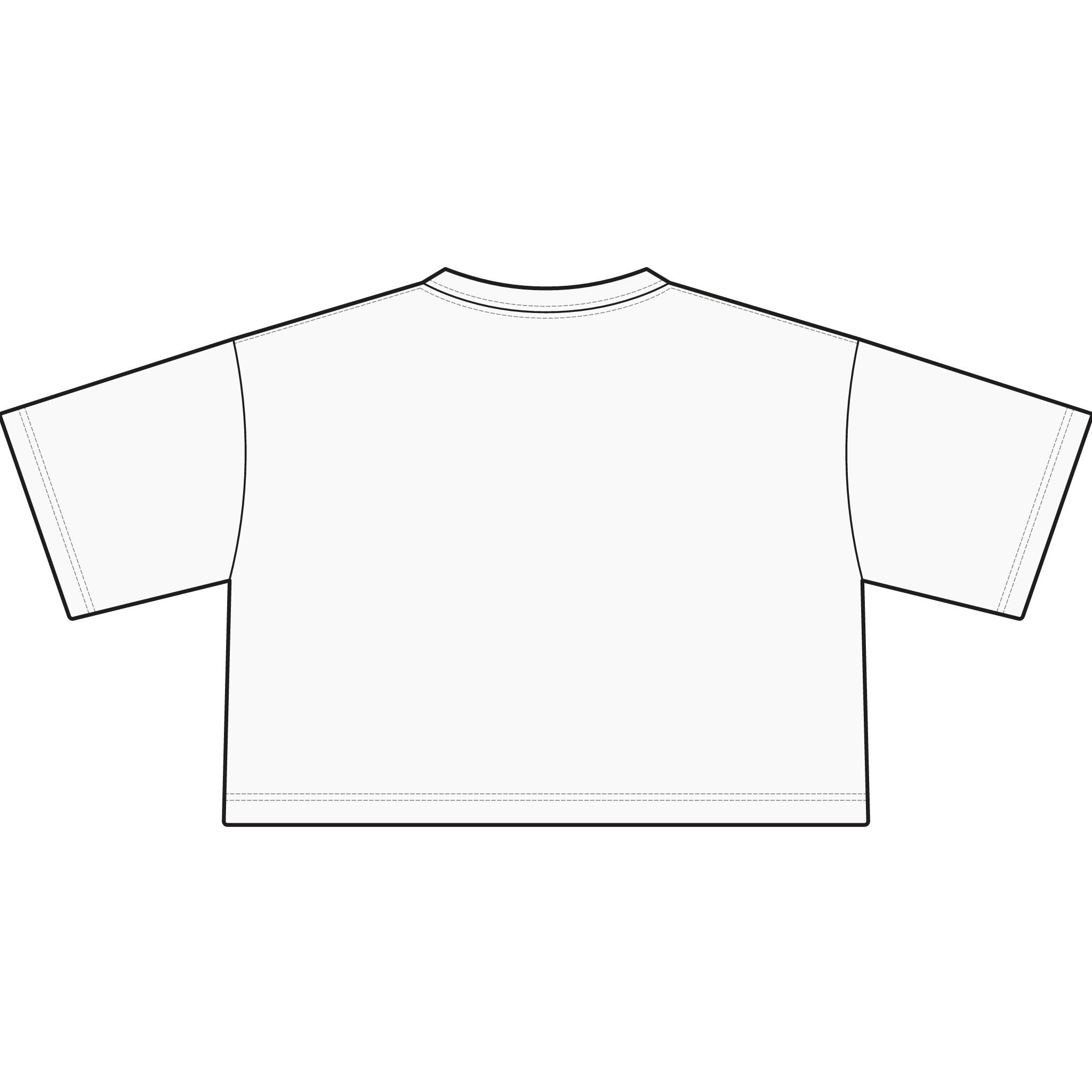 Buffalos Cropped Tee Bella + Canvas