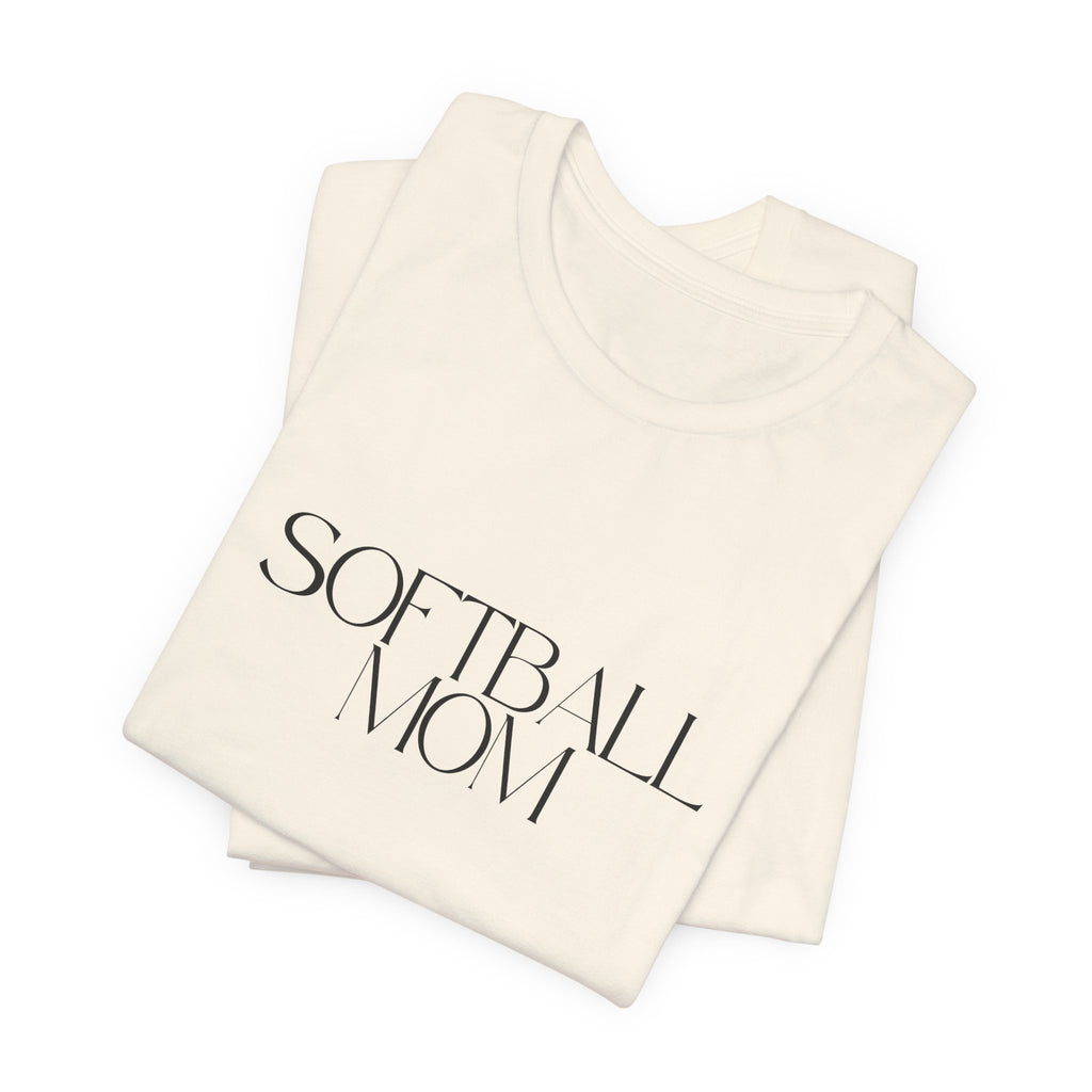 PERSONALIZED Softball Mom (front/back)