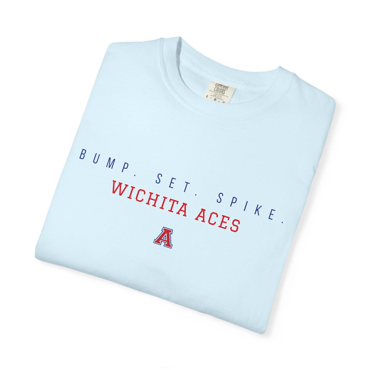 Wichita Aces Bump Set Spike Comfort Colors | Simple