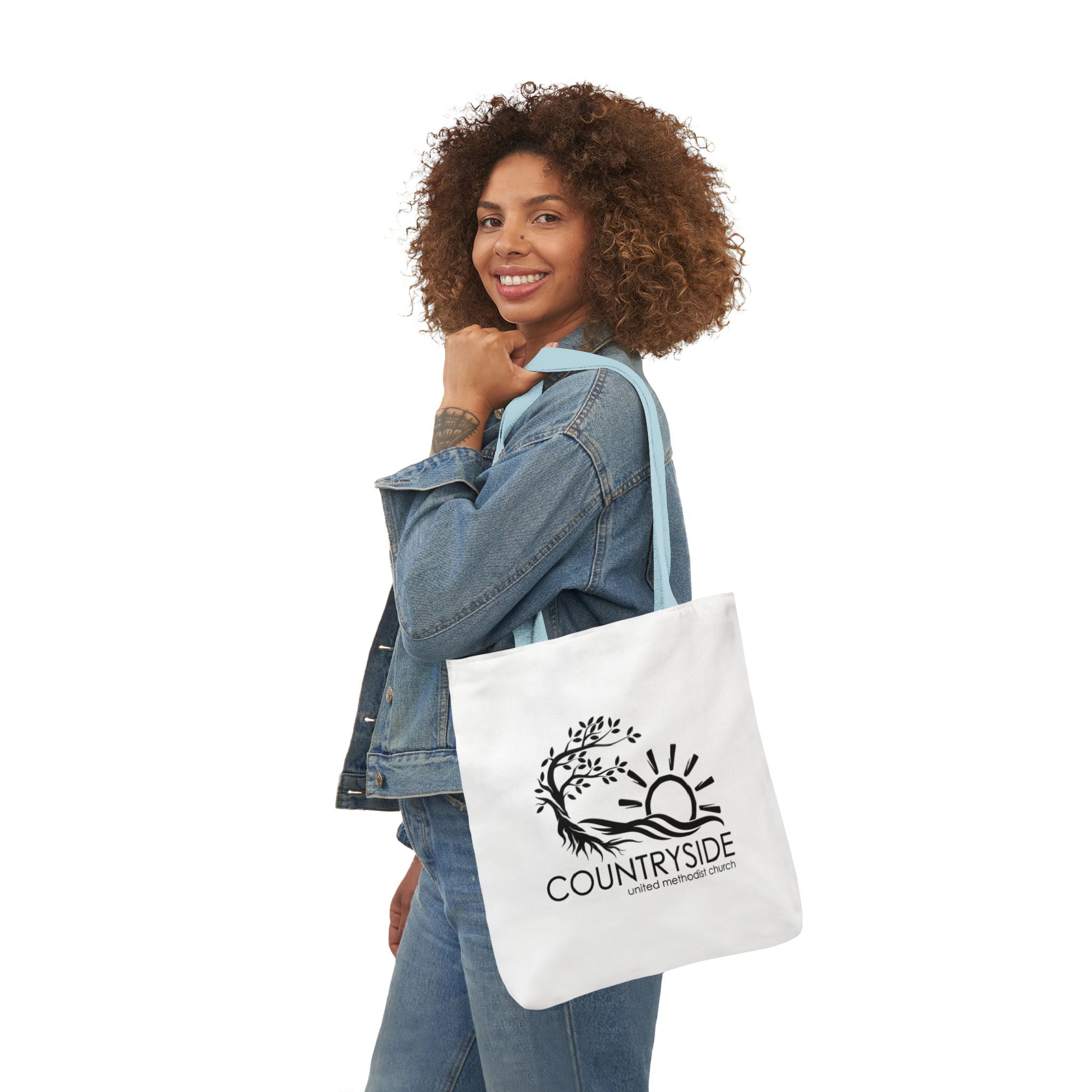 Countryside Canvas Tote Bag