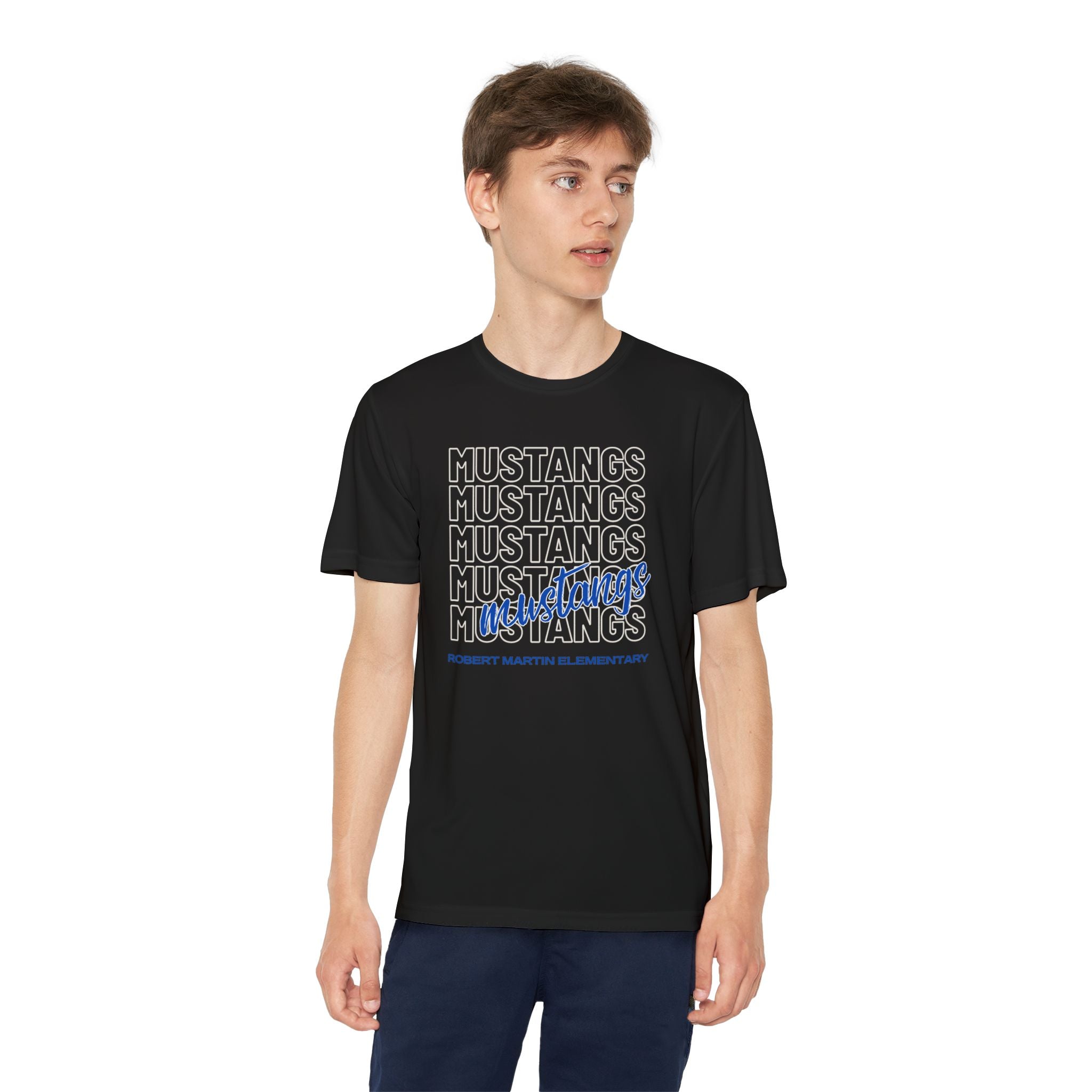YOUTH RME Mustangs Moisture-Wicking Performance Tee