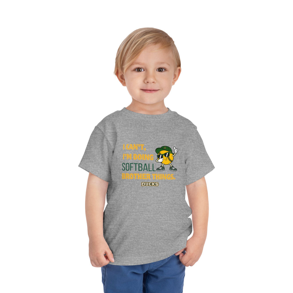 TODDLER Ducks softball Brother Tee