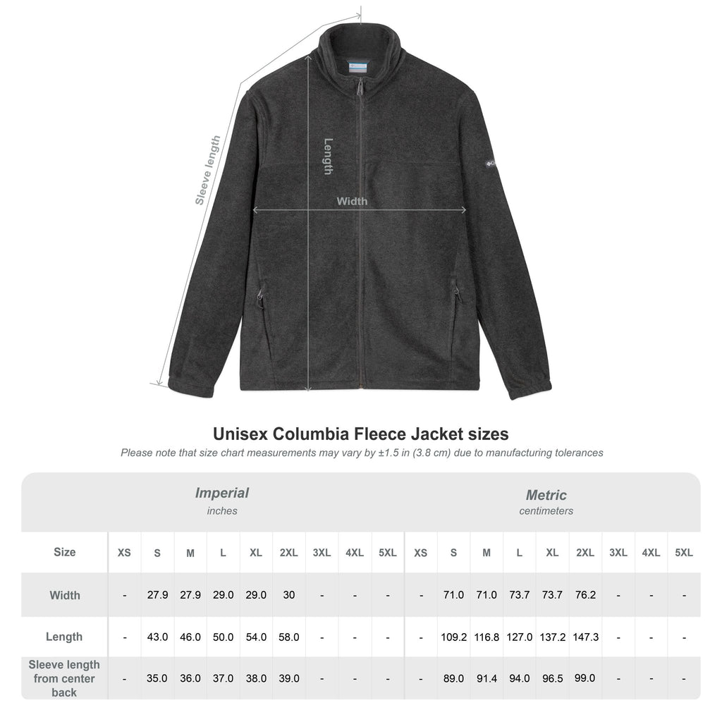 PPP3CA Embroidered Fleece Columbia Jacket