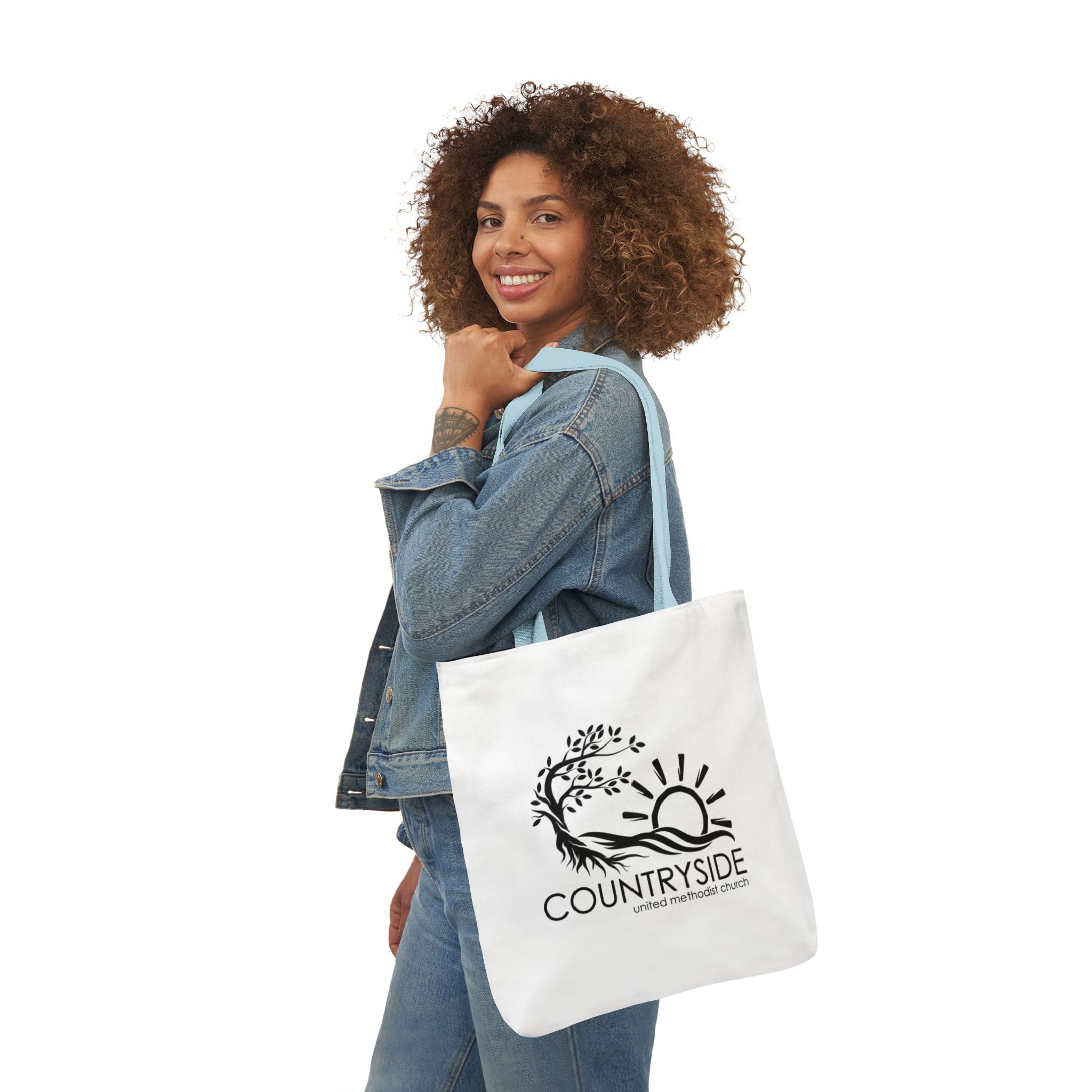 Countryside Canvas Tote Bag