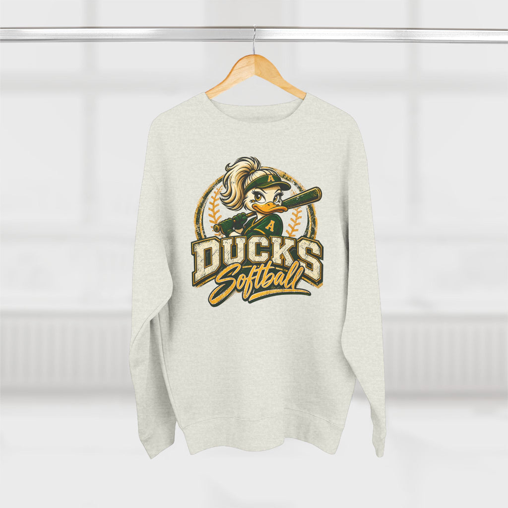 Ducks Softball Crewneck Sweatshirt