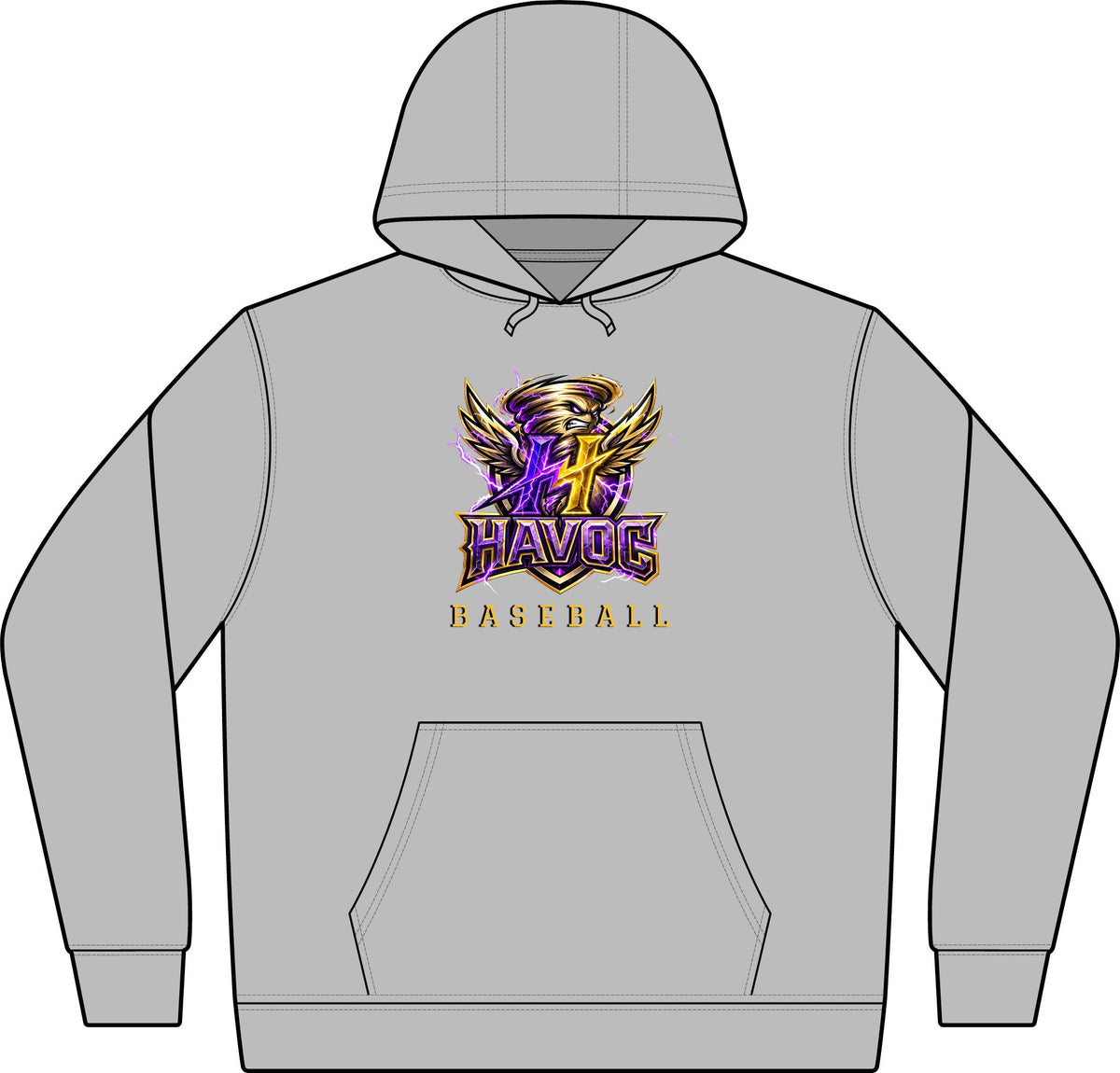 Havoc Baseball Dryblend Hoodie (Light Weight)