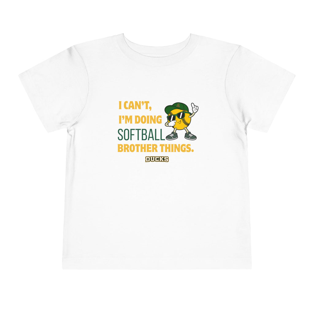 TODDLER Ducks softball Brother Tee